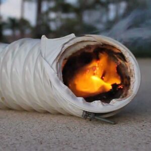 Dryer Vent Hose Fire